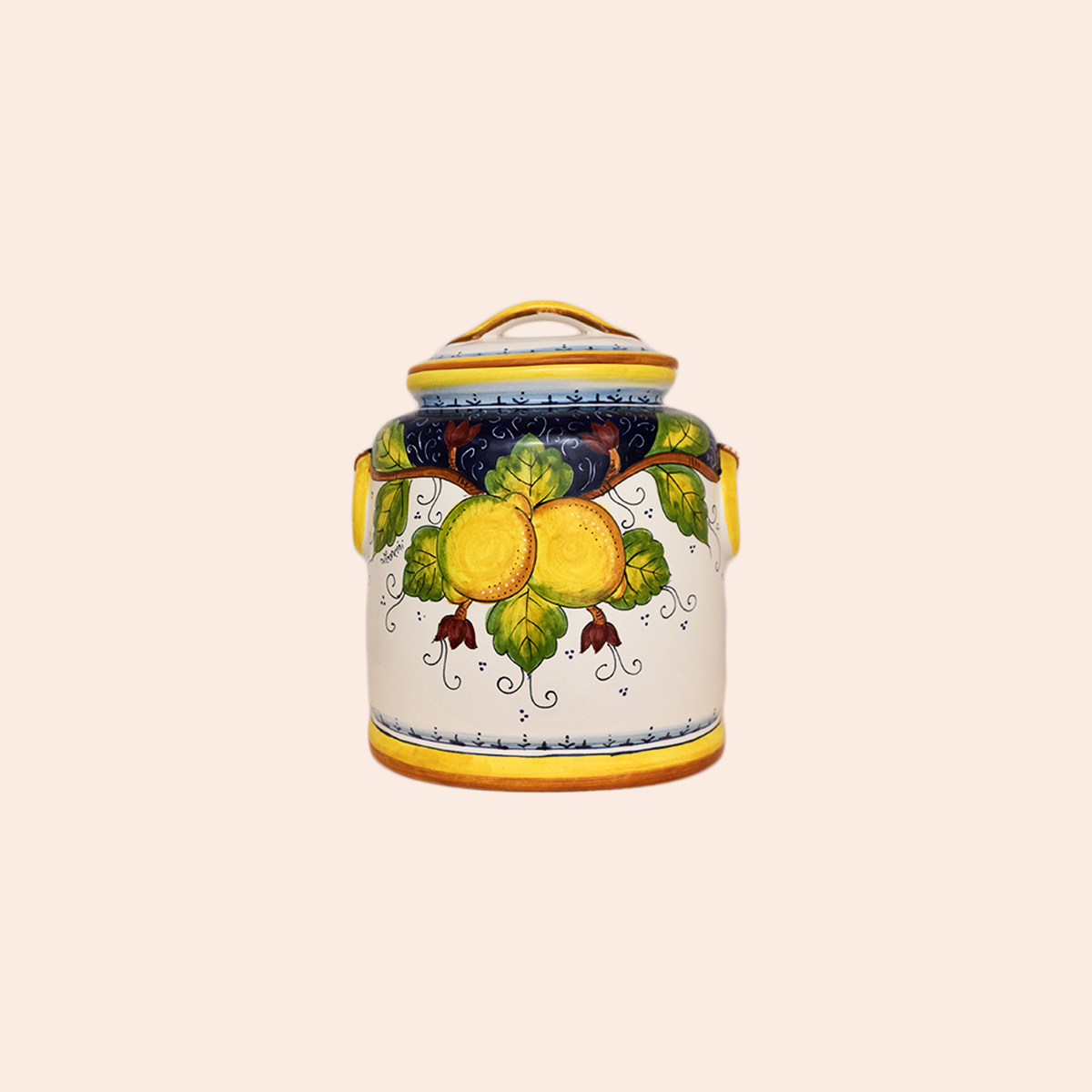 OVAL BISCUIT JAR CM.29H, LIMONI COSIMO